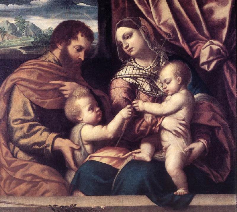 MORETTO da Brescia Holy Family su France oil painting art